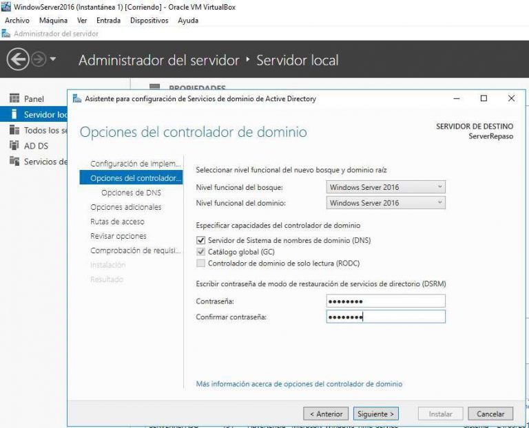 Crear un dominio de Active Directory en Windows Server - Linuxbasico