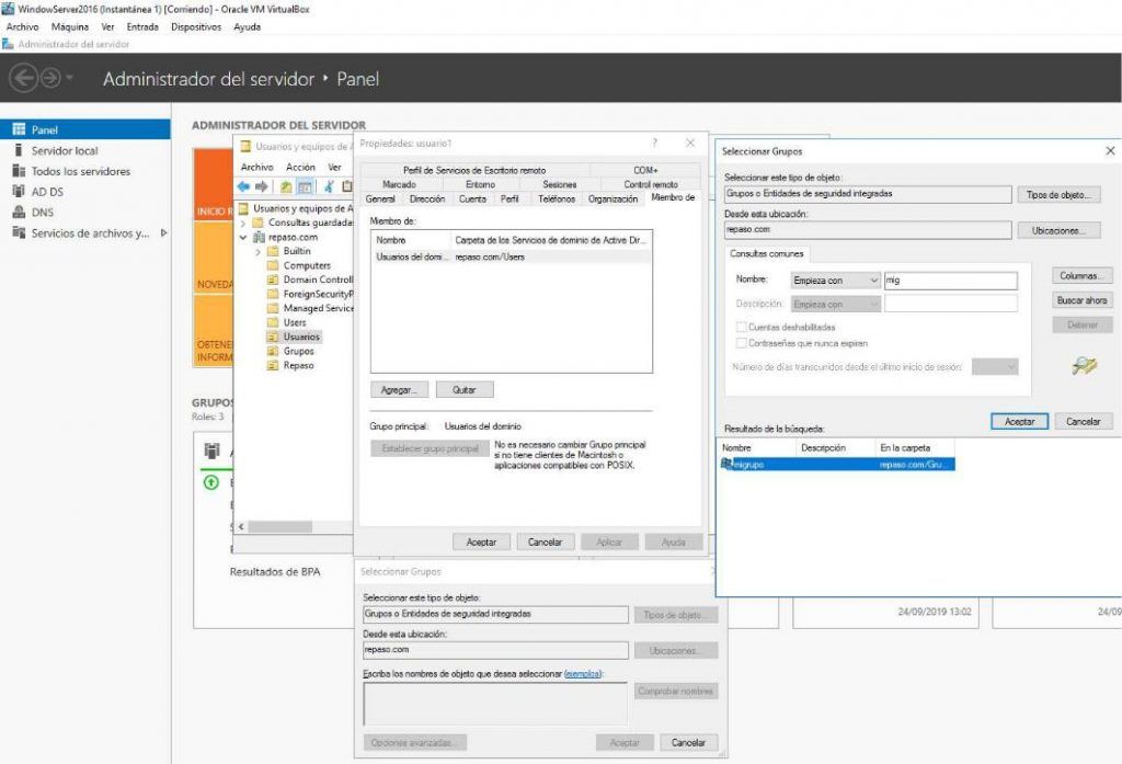Crear un dominio de Active Directory en Windows Server - Linuxbasico